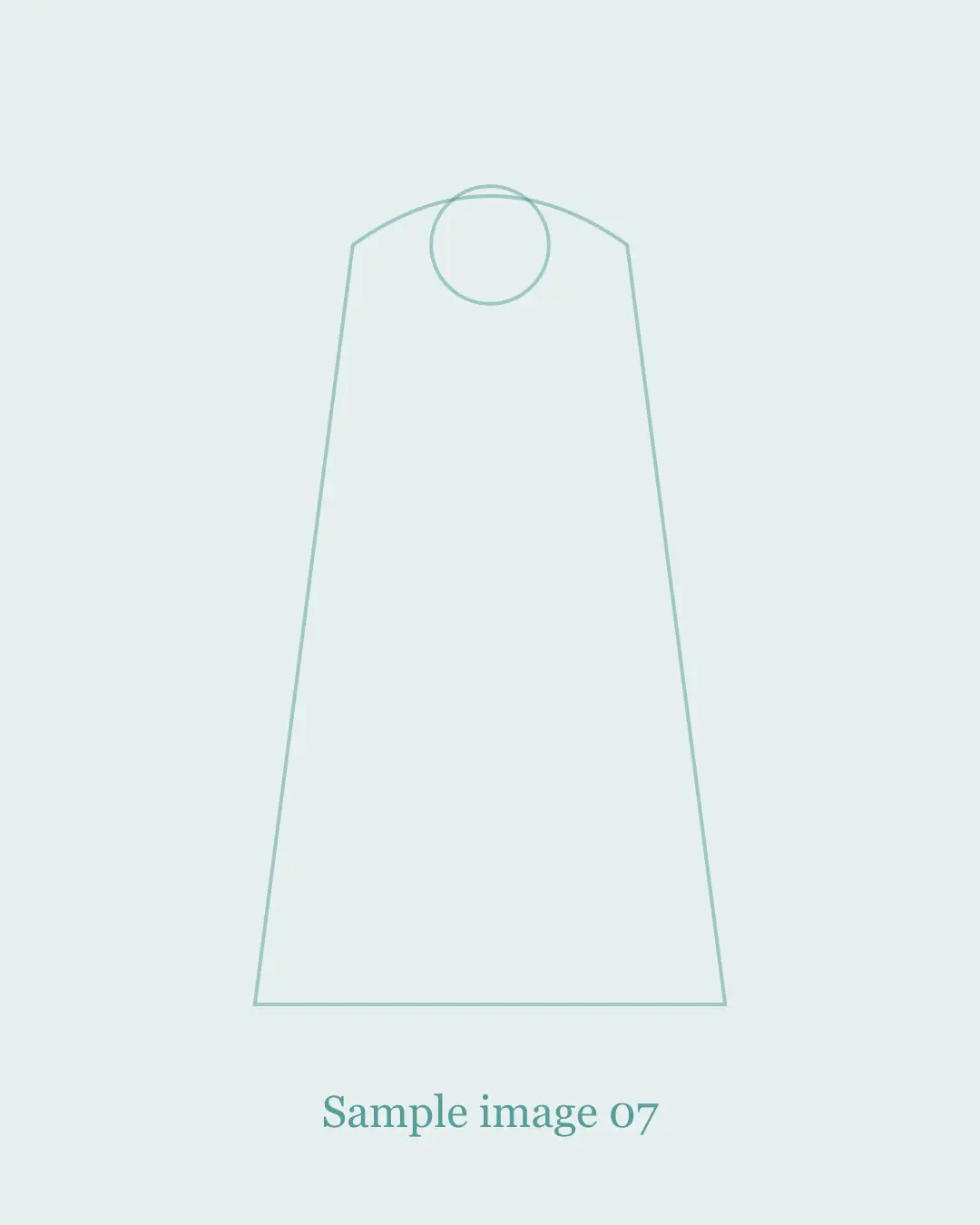 Powder Blue Linen Co-ord Set in powder blue, view 1